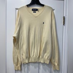 Polo golf by Ralph Lauren XXL cotton v neck sweater